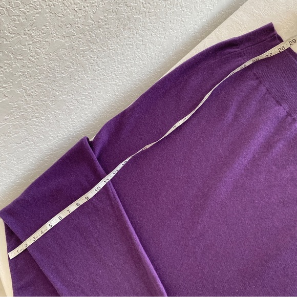 bullock and jones purple turtleneck  Scottish Cashmere sweater - Picture 6 of 9